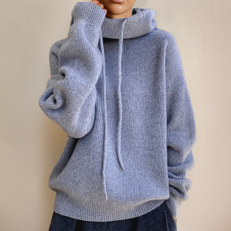 Camille - Elegant Sweater with High Neck