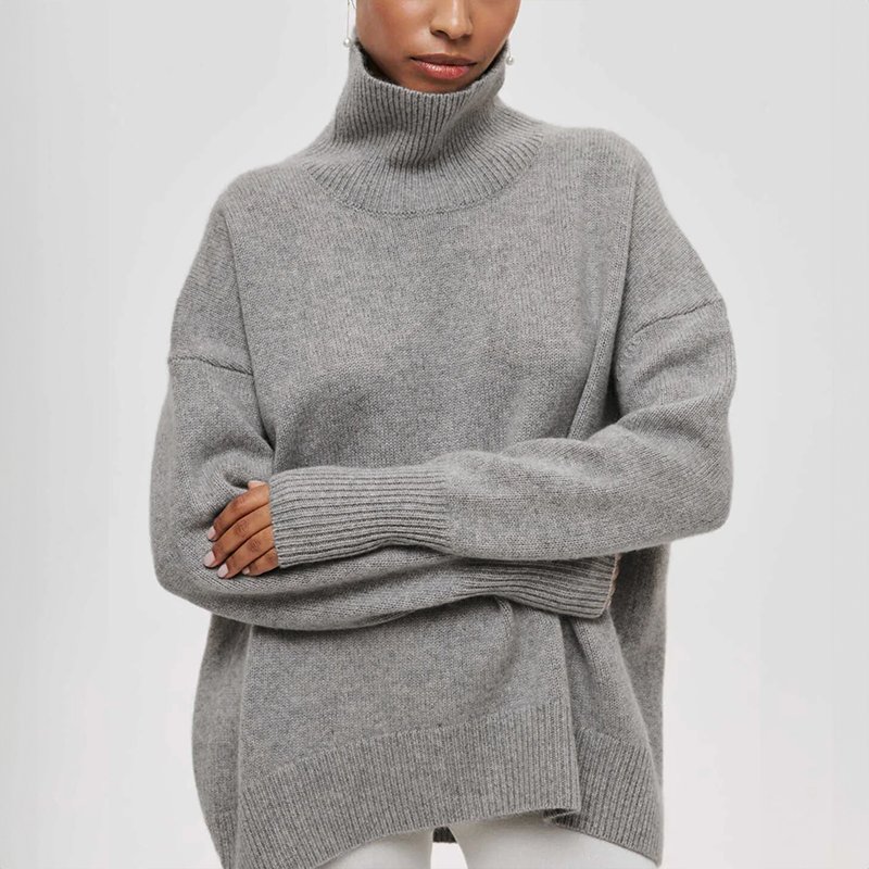 Zyora - Eleganter Strick-Dolcevita-Pullover