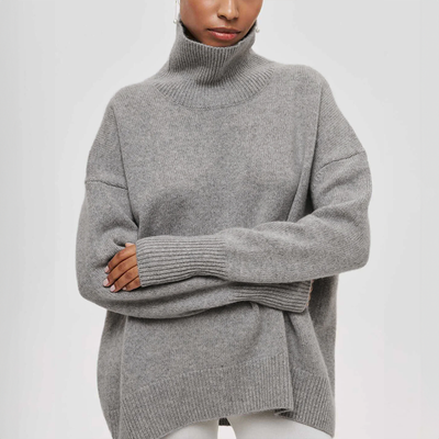 Zyora - Eleganter Strick-Dolcevita-Pullover