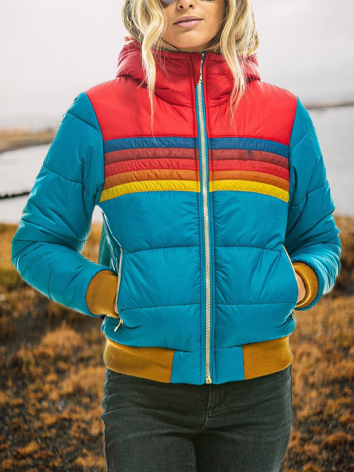 Avery - Quilted Hoodie