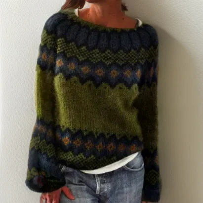 Emily - Elegant Geometric Sweater