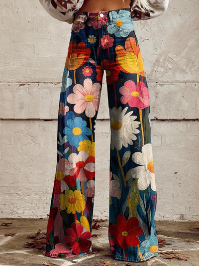 Hannah - Cheerful Flower Pants