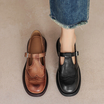 Mabel&June™ - Elegant Mary Janes Made Of Leather