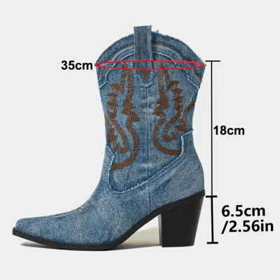 Ainsley - Orthopedic Western Boots