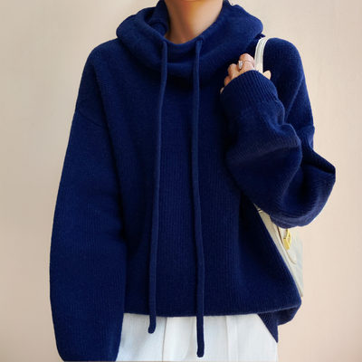 Camille - Elegant Sweater with High Neck